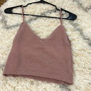 Teddy crop top